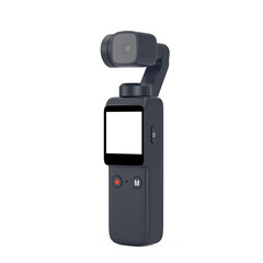 Leinwandbilder - Pocket Handheld Gimbal Action Camera. 3d Rendering