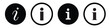 © ShafiqGFX - Info icon set. Isolated information icons collection. Info symbols.