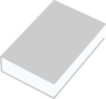 Empty Ebook Isolate On White Background Vector Eps 10