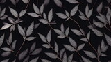 Fototapeta Panele - Foliage Leafs Background Botanical Floral with copy space  A Minimalistic Flat Design of Leaves and Nature Pattern Designed with Generative AI