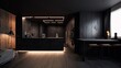 © Dniel - Modern black living room by wooden, luxury interior to dazzle everyone