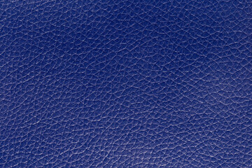 Canvas Print - Blue leather and a textured background.