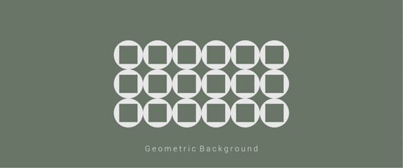 Wall Mural - Minimalist geometric shapes background design, memphis background. Can be used as background, backdrop, card, typography.