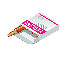 Sticker - Vaccine Ampoules Icon