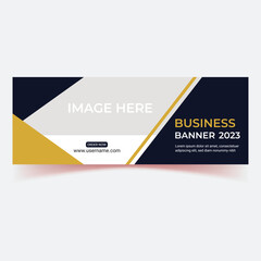 Wall Mural - banner design for your business meeting, webinar vector design, post design, school admission banner vector design, post vector