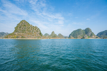 Wall Mural - Scenery of Quyang Lake.Jingxi, Baise, Guangxi, China