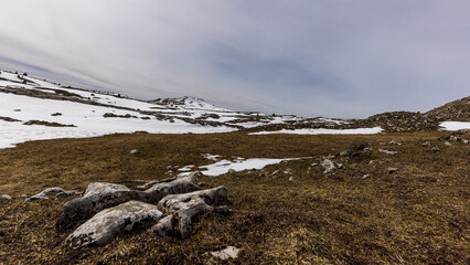 Sticker - View of the South Vercors highlands, Combeau valley