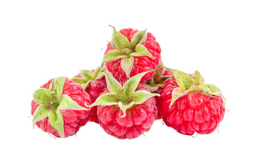 Wall Mural -  raspberries  isolated on transparent png