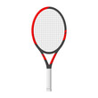 © ADES-VECTOR - Tennis racket, vector illustration, isolated on white background