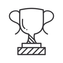 Sticker - trophy award doodle