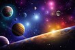 © Nataliia - Planet in space background