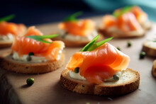 Impress Your Guests With This Elegant And Delicious Salmon Canapé