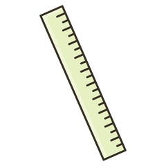 Poster - ruler. measurement tool