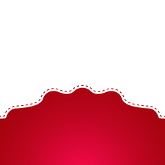 red shape for design