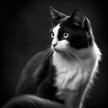 Black White Cat