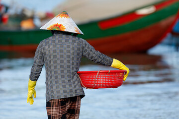 Poster - Daily life. Vietnam.