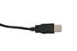Nahaufnahme Schwarzes USB 3.0 mit langem Kabel 