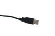 Nahaufnahme Schwarzes USB 3.0 Kabel Frontal
