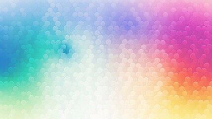 a digital pattern background image with white background and rainbow dots arranged in a cloud formation. generative AI