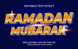 © supvector - Ramadan Mubarak Editable Text Effect