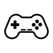 Gaming controller icon. vector illustration