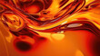 © Gary - Golden molten glass abstract background by generative AI
