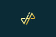 jHP letter with golden typography brand logo design, Jhp line logo, hp dynamic line logo, jhp golden logo 