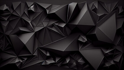 Wall Mural - Vector Modern polygon colorful low poly background Ai generated image