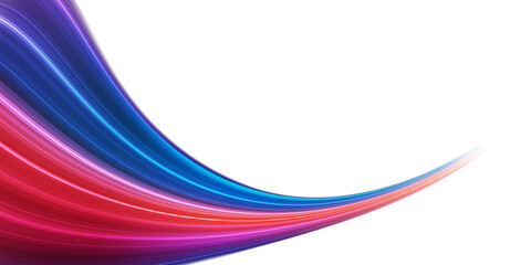 Wall Mural - modern abstract high-speed light effect. abstract background with curved beams of light. technology 