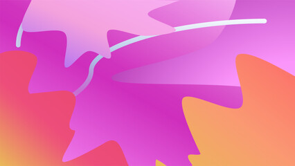 Wall Mural - fluid vector graphic element, background design or modern geometric abstract fluid gradient for text