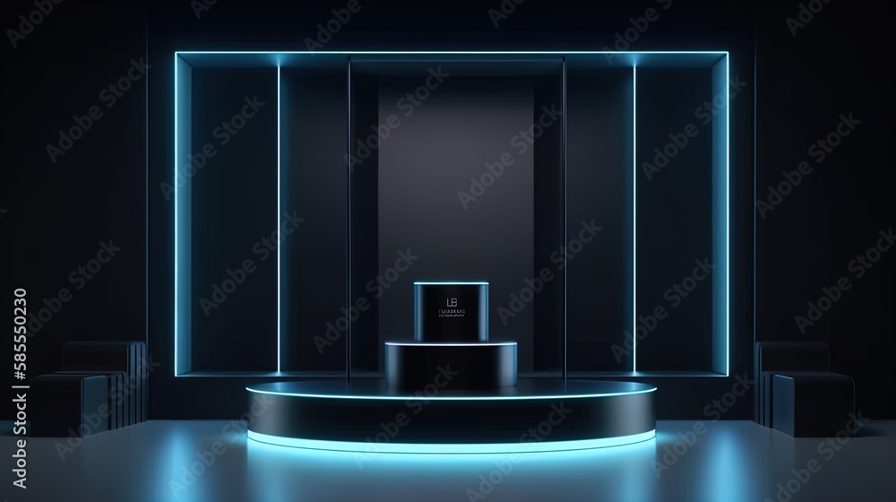 Spotlight on Success: Winning Podium Vector for Product Placement and ...