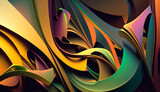 Fototapeta Na sufit - Abstract background multicolored background. AI