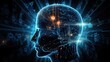 Beyond Human Intellect: Exploring the Singularity and Superintelligence in AI in 8K created with generative ai technology
