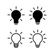 © OLIVEIA - Lamp icon vector illustration. Light bulb sign and symbol. idea symbol.