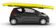 © 4th Life Photography - Transport eines Kayaks auf einem Kleinwagen