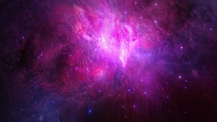 Wall Mural - Nebula in space, colorful nebula in distant galaxy