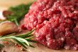 Ingredient for cooking grilled meat - ground meat