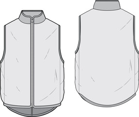 Sticker - waistcoat drawing template