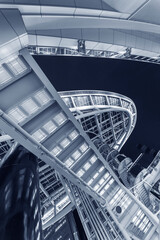 Poster - Exterior of modern architecture. Building abstract background