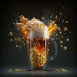 Bier Hopfen Explosion Lager Märzen