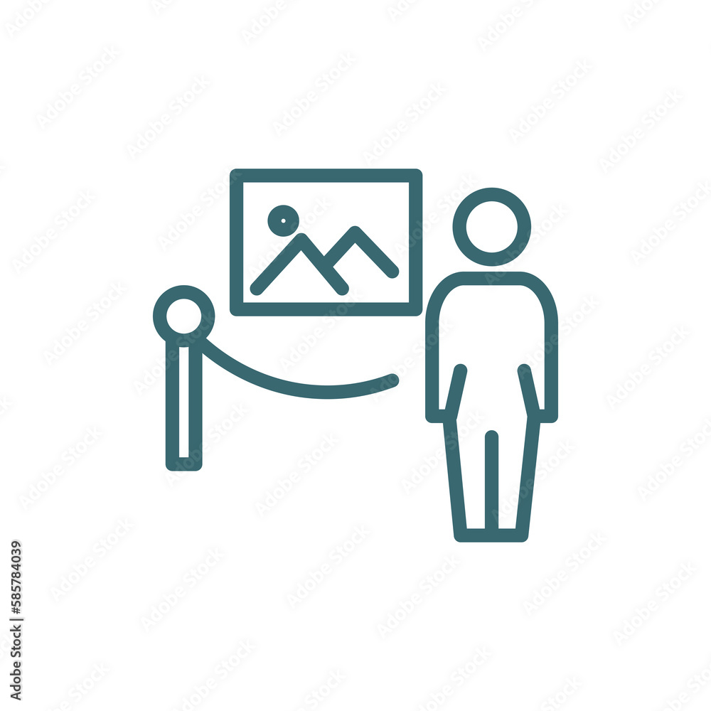 Image vectorielle Stock excursion icon. Thin line excursion icon from ...