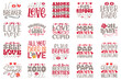 © Swapna - Boho Retro Style Valentine Quotes T-shirt And SVG Design Bundle. Valentine SVG Quotes T shirt Design Bundle, Vector EPS Editable Files, Can You Download This File.