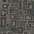 Abstract seamless vector pattern. Net of irregular shapes, squares and lines