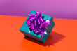 © ADDICTIVE STOCK - Bright gift box with bow and ribbons
