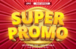 © sawrav97 - Super promo 3d vector editable text effect