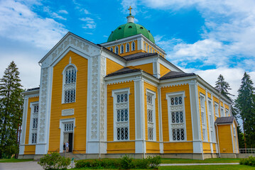 Poster - View of Kerimäki church in Finland