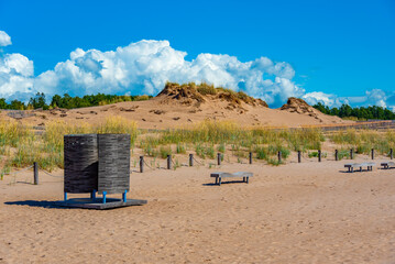 Sticker - Sand dunes at Yyteri beach in Finland