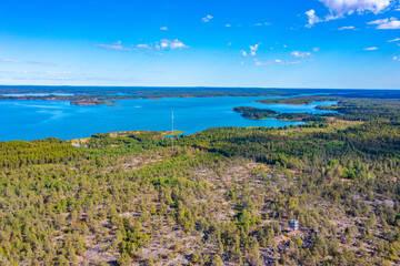 Wall Mural - Panorama view of Aland islands in Finland