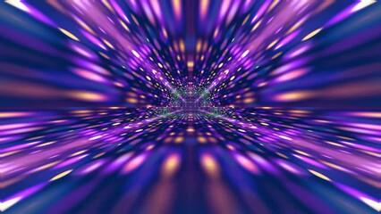 Abstract loop animation with colorful fractal pattern movement