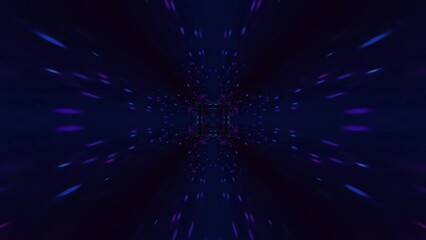 Abstract loop animation with colorful fractal pattern movements
